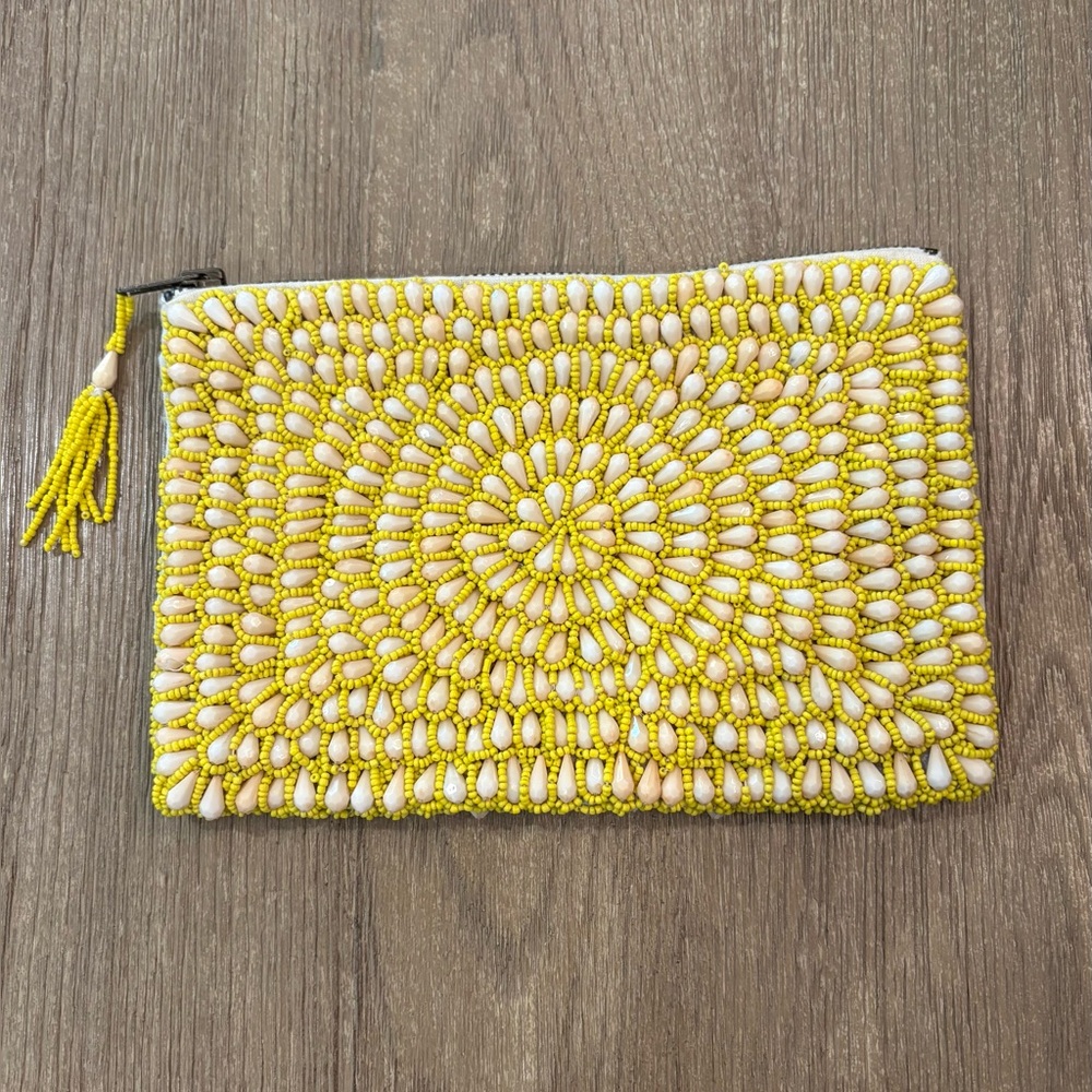 ANTHROPOLOGIE • Beaded Clutch